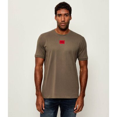 HUGO T-shirt Diragolino212 Regular Fit khaki XXL HUGO T-shirt Diragolino212 Regular Fit khaki XXL