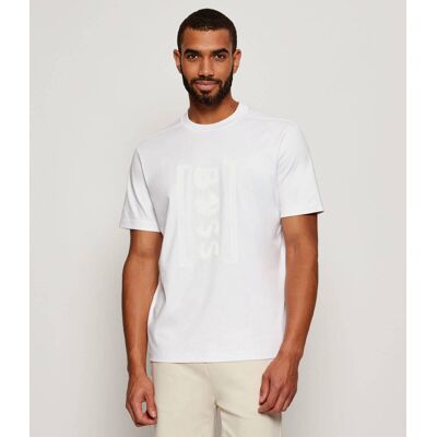 Boss GREEN T-shirt Iconic TL Relaxed fit biały XXXL Boss GREEN T-shirt Iconic TL Relaxed fit biały XXXL