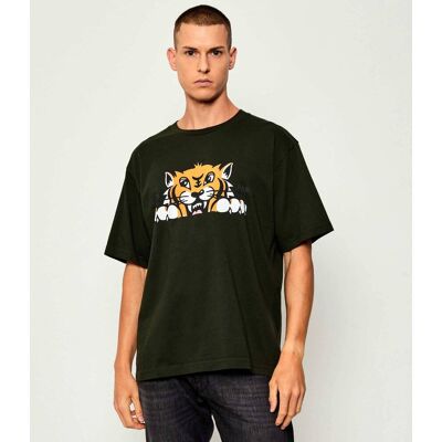 Kenzo T-shirt Oversize fit khaki M Kenzo T-shirt Oversize fit khaki M