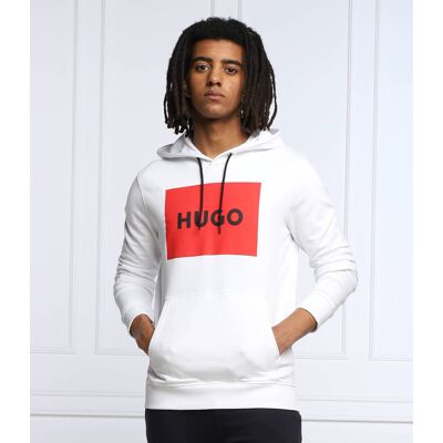 HUGO Bluza Duratschi223 Regular Fit biały XXL HUGO Bluza Duratschi223 Regular Fit biały XXL