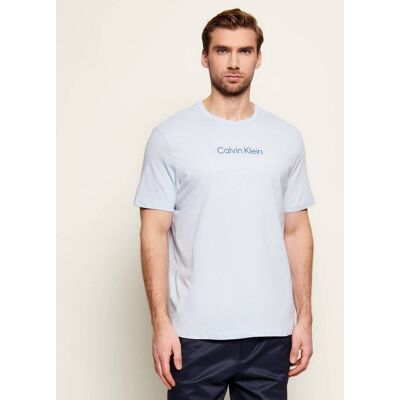 Calvin Klein T-shirt Classic fit błękitny S Calvin Klein T-shirt Classic fit błękitny S