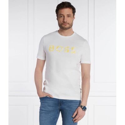 ORANGE T-shirt Te_Bossocean Regular Fit biały M ORANGE T-shirt Te_Bossocean Regular Fit biały M