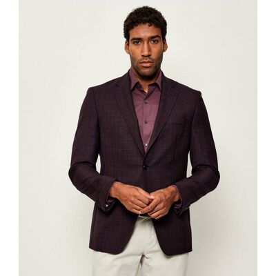 Boss BLACK Wełniana marynarka H-Hutson-251 Slim Fit fioletowy 52 Boss BLACK Wełniana marynarka H-Hutson-251 Slim Fit fioletowy 52
