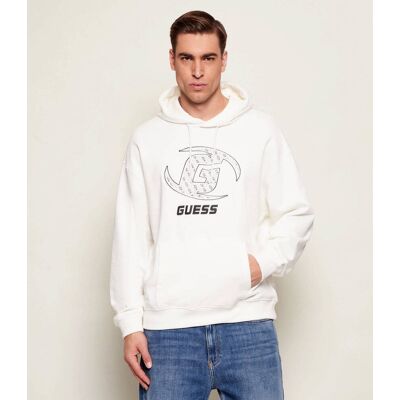 Guess ACTIVE Bluza KELE Relaxed fit ecru S Guess ACTIVE Bluza KELE Relaxed fit ecru S
