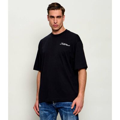 OFF-WHITE T-shirt TYPE MACHINE ARROW Relaxed fit czarny M OFF-WHITE T-shirt TYPE MACHINE ARROW Relaxed fit czarny M