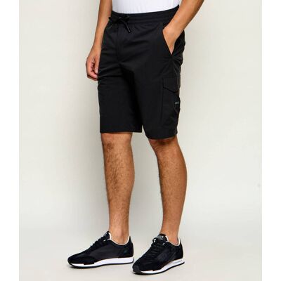 Boss GREEN Szorty S_Urbanex Regular Fit czarny 48 Boss GREEN Szorty S_Urbanex Regular Fit czarny 48