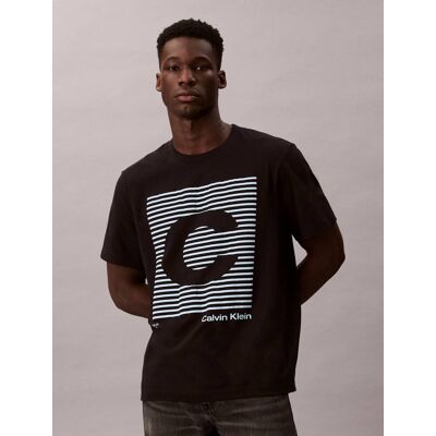 Calvin Klein Jeans T-shirt Relaxed fit czarny XXL Calvin Klein Jeans T-shirt Relaxed fit czarny XXL