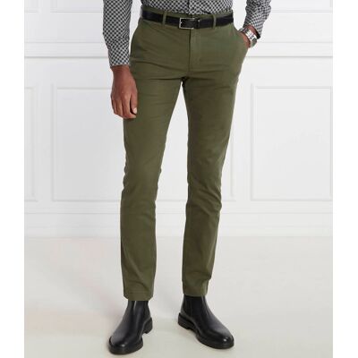 Tommy Hilfiger Spodnie chino Slim Fit pima zielony 32/32 Tommy Hilfiger Spodnie chino Slim Fit pima zielony 32/32