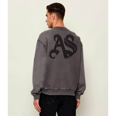 AllSaints Bluza INSIGNIA Regular Fit szary XXL AllSaints Bluza INSIGNIA Regular Fit szary XXL