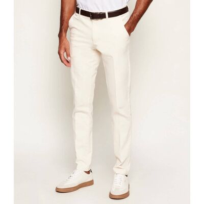 Boss BLACK Spodnie chino H-Kaiton1 Slim Fit beżowy 31/32 Boss BLACK Spodnie chino H-Kaiton1 Slim Fit beżowy 31/32