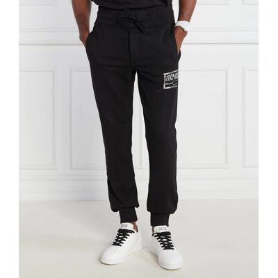 Versace Jeans Couture Spodnie dresowe Oversize fit czarny XL Versace Jeans Couture Spodnie dresowe Oversize fit czarny XL