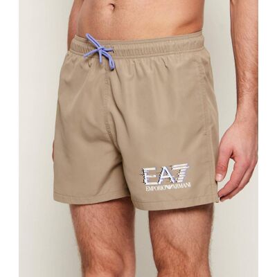 EA7 Szorty kąpielowe Regular Fit beżowy XXXL EA7 Szorty kąpielowe Regular Fit beżowy XXXL