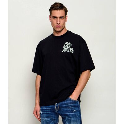 OFF-WHITE T-shirt SKATE Relaxed fit czarny XL OFF-WHITE T-shirt SKATE Relaxed fit czarny XL