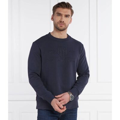 Gant Bluza TONAL SHIELD Regular Fit granatowy M Gant Bluza TONAL SHIELD Regular Fit granatowy M