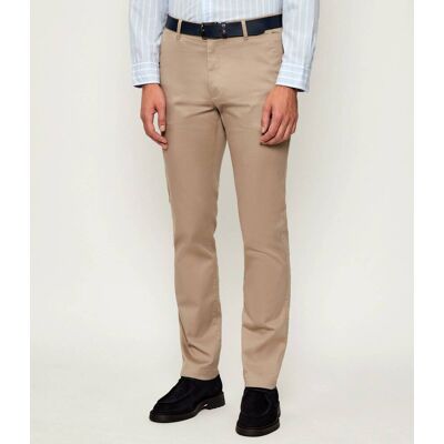 Calvin Klein Spodnie chino Slim Fit stretch beżowy 32/32 Calvin Klein Spodnie chino Slim Fit stretch beżowy 32/32