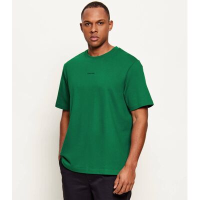 Calvin Klein T-shirt Relaxed fit stretch pique zielony XL Calvin Klein T-shirt Relaxed fit stretch pique zielony XL