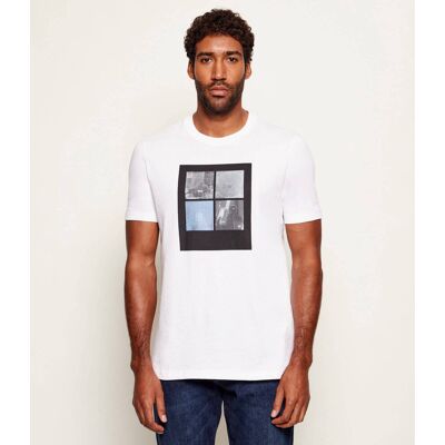 Boss ORANGE T-shirt Te_Cover Regular Fit biały S Boss ORANGE T-shirt Te_Cover Regular Fit biały S