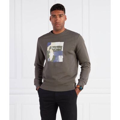 Pepe Jeans London Bluza OLDWIVE CREW Regular Fit khaki XXL Pepe Jeans London Bluza OLDWIVE CREW Regular Fit khaki XXL