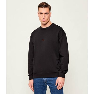 HUGO Bluza Dubraxo Relaxed fit czarny M HUGO Bluza Dubraxo Relaxed fit czarny M