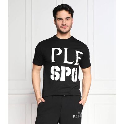 Plein Sport T-shirt Regular Fit czarny L Plein Sport T-shirt Regular Fit czarny L