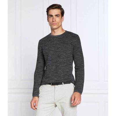 Joop! Jeans Sweter Regular Fit grafitowy XXL Joop! Jeans Sweter Regular Fit grafitowy XXL
