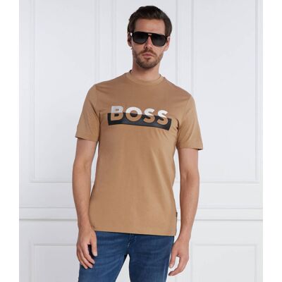 Boss BLACK T-shirt Tiburt 421 Regular Fit camel XXL Boss BLACK T-shirt Tiburt 421 Regular Fit camel XXL