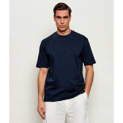 Boss BLACK T-shirt C-Tames 98 Regular Fit mercerised granatowy L Boss BLACK T-shirt C-Tames 98 Regular Fit mercerised granatowy L