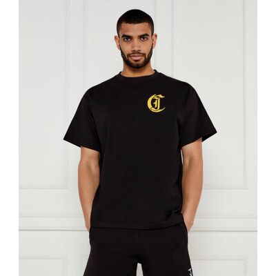 Just Cavalli T-shirt Oversize fit czarny M Just Cavalli T-shirt Oversize fit czarny M