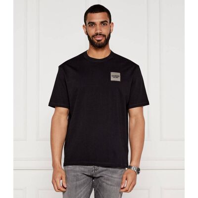 Guess T-shirt Classic fit czarny M Guess T-shirt Classic fit czarny M