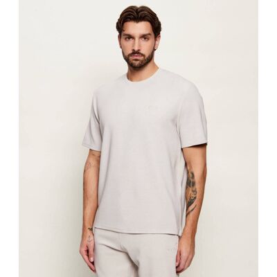 Boss BLACK T-shirt Rib Regular Fit beżowy L Boss BLACK T-shirt Rib Regular Fit beżowy L