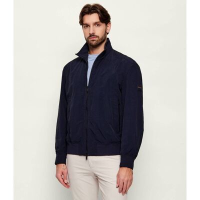 Boss ORANGE Kurtka bomber Opens Relaxed fit granatowy 56 Boss ORANGE Kurtka bomber Opens Relaxed fit granatowy 56