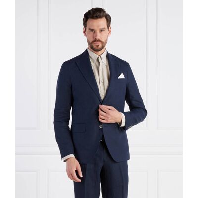 Oscar Jacobson Lniana marynarka Regular Fit granatowy 54 Oscar Jacobson Lniana marynarka Regular Fit granatowy 54