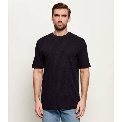Boss BLACK T-shirt H-Thompson 251 Regular Fit mercerised czarny XXXL Boss BLACK T-shirt H-Thompson 251 Regular Fit mercerised czarny XXXL