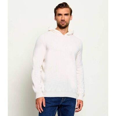 Gran Sasso Kaszmirowy sweter Regular Fit biały 52 Gran Sasso Kaszmirowy sweter Regular Fit biały 52