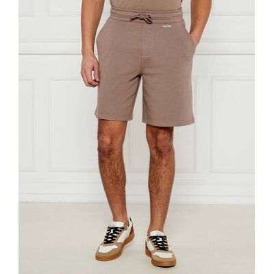 Calvin Klein Szorty Comfort fit brązowy S Calvin Klein Szorty Comfort fit brązowy S