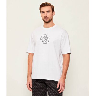 Guess T-shirt Classic fit biały XL Guess T-shirt Classic fit biały XL
