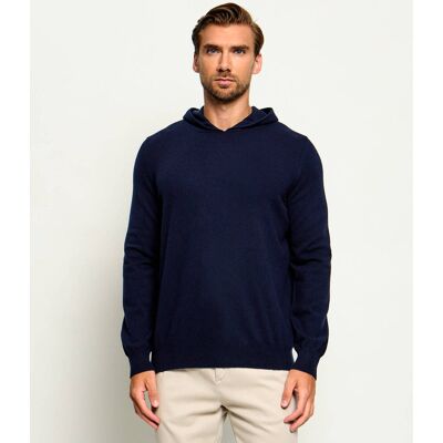Gran Sasso Kaszmirowy sweter Regular Fit granatowy 54 Gran Sasso Kaszmirowy sweter Regular Fit granatowy 54