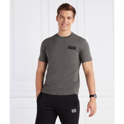 EA7 T-shirt Regular Fit grafitowy XXL EA7 T-shirt Regular Fit grafitowy XXL