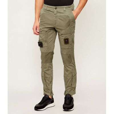 Aeronautica Militare Spodnie cargo ANTI-G Regular Fit khaki 52 Aeronautica Militare Spodnie cargo ANTI-G Regular Fit khaki 52