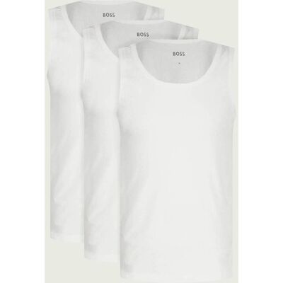 Boss Bodywear Tank top 3-pack Classic Regular Fit biały S Boss Bodywear Tank top 3-pack Classic Regular Fit biały S