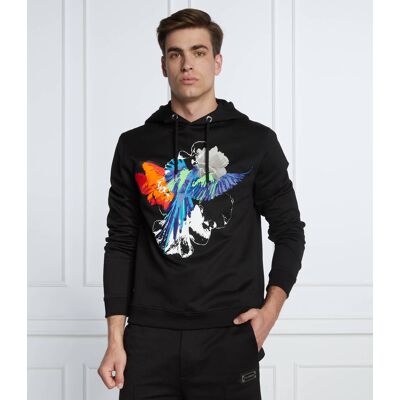 Les Hommes Bluza Regular Fit czarny L Les Hommes Bluza Regular Fit czarny L