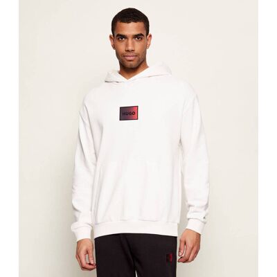 HUGO Bluza Danohood Relaxed fit biały S HUGO Bluza Danohood Relaxed fit biały S