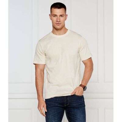 Boss GREEN T-shirt Jagged Regular Fit beżowy L Boss GREEN T-shirt Jagged Regular Fit beżowy L