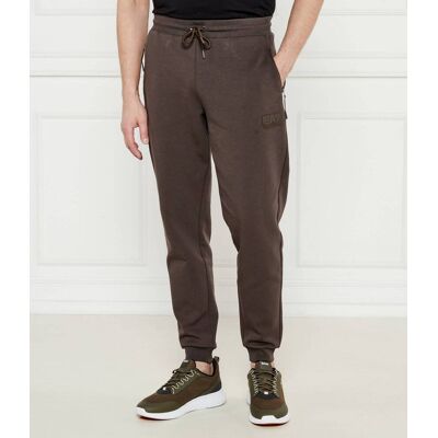 EA7 Spodnie dresowe Regular Fit brązowy XXL EA7 Spodnie dresowe Regular Fit brązowy XXL