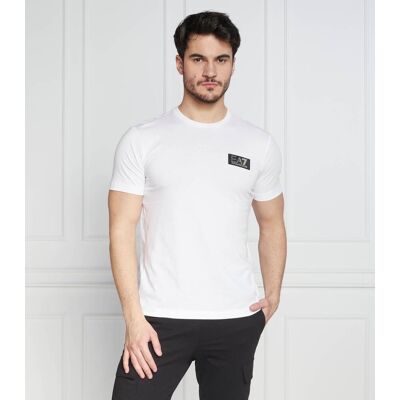 EA7 T-shirt Regular Fit biały XXXL EA7 T-shirt Regular Fit biały XXXL