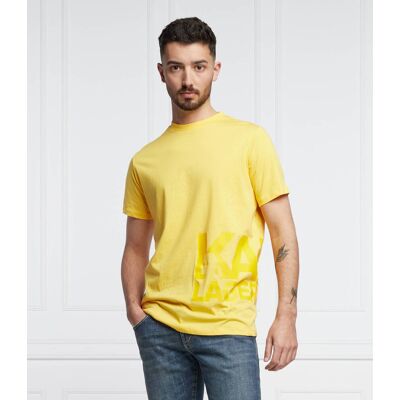 Karl Lagerfeld T-shirt Regular Fit żółty L Karl Lagerfeld T-shirt Regular Fit żółty L