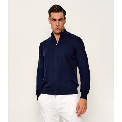 Gran Sasso Sweter Regular Fit granatowy 50 Gran Sasso Sweter Regular Fit granatowy 50