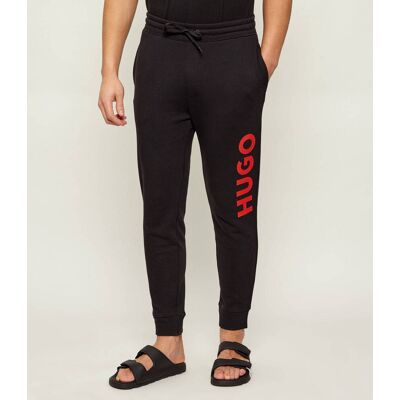 HUGO Spodnie dresowe Dutschi Regular Fit czarny S HUGO Spodnie dresowe Dutschi Regular Fit czarny S