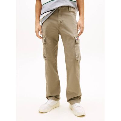 Tommy Jeans Spodnie cargo OTIS Regular Fit zielony 32/34 Tommy Jeans Spodnie cargo OTIS Regular Fit zielony 32/34