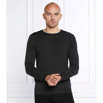 Karl Lagerfeld Wełniany sweter Regular Fit szary XXL Karl Lagerfeld Wełniany sweter Regular Fit szary XXL